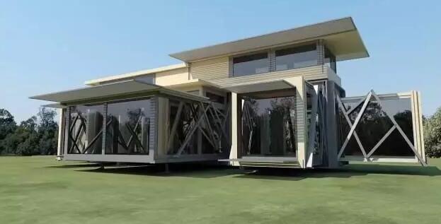 集裝箱秒變大別墅,可移動折疊,在哪都能安個